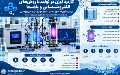 کاربرد اوزن در مطالعه تولید با روش‌های الکتروشیمیایی و پلاسما