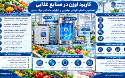کاربرد اوزن در صنایع غذایی؛ ضدعفونی، کاهش آلودگی میکروبی و افزایش ماندگاری مواد غذایی