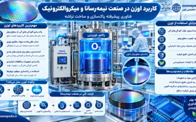 کاربرد اوزن در صنعت نیمه‌رسانا و میکروالکترونیک؛ فناوری پیشرفته پاک‌سازی و ساخت تراشه